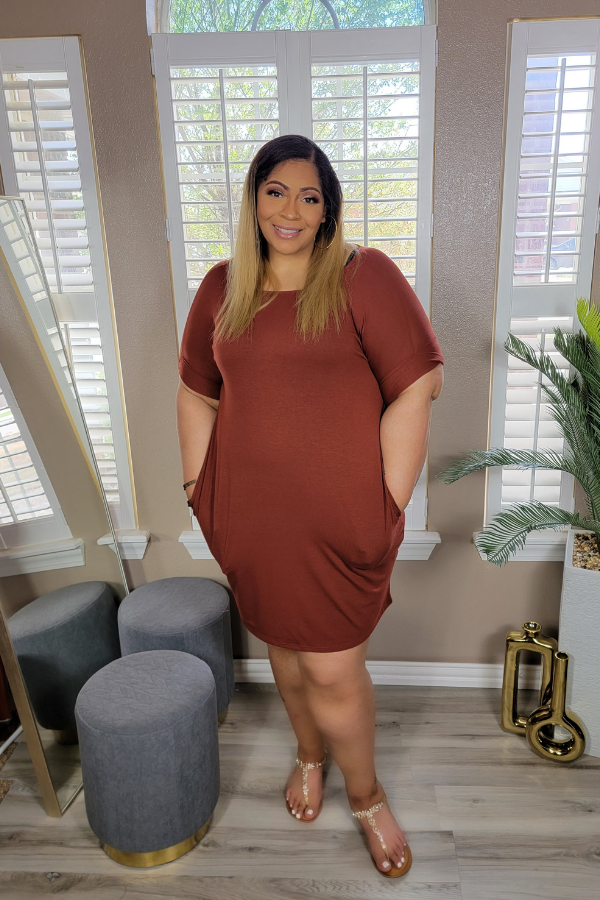 Bliss T-Shirt Dress – Live-Vain Boutique